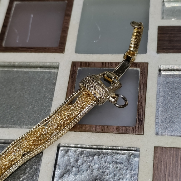 Vintage Gold bracelet-Circa 1930s - Picture 7 of 9